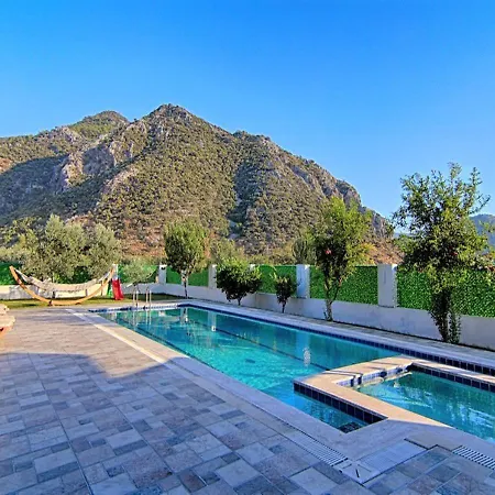 Villa With Jacuzzi And Children's Play Area For 10 People In Mugla, - Awz170