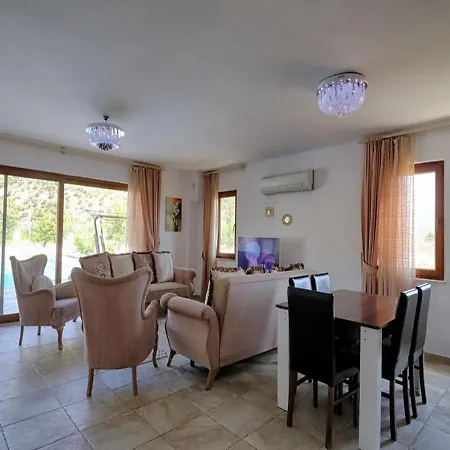 With Jacuzzi And Children's Play Area For 10 People In Mugla, - Awz170 Villa Fethiye