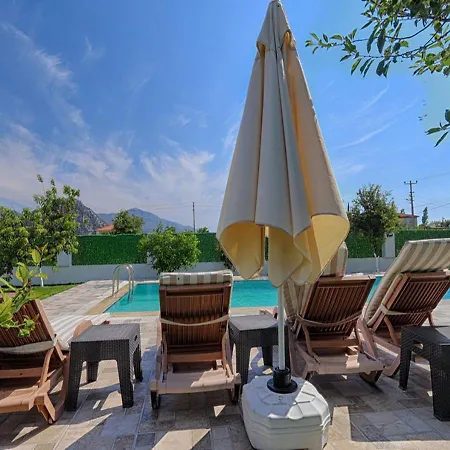 Villa With Jacuzzi And Children's Play Area For 10 People In Mugla, - Awz170